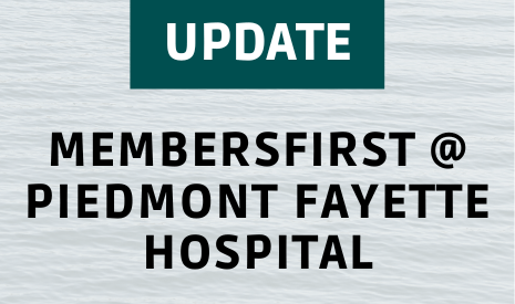 Branch Update:  Piedmont Fayette Hospital