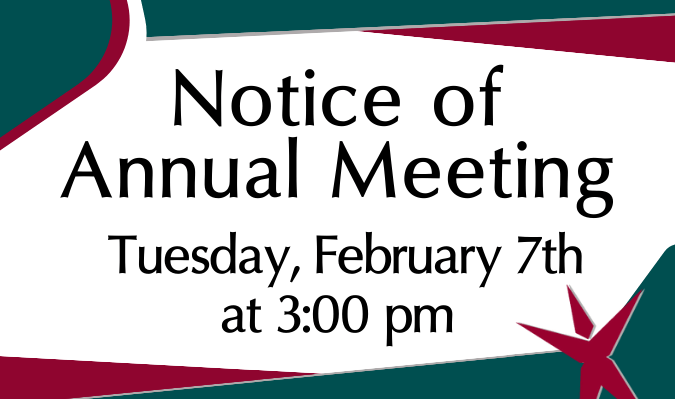 Notice of Annual Meeting 2.7.23