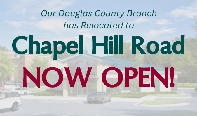 Our Douglas County Branch has Relocated