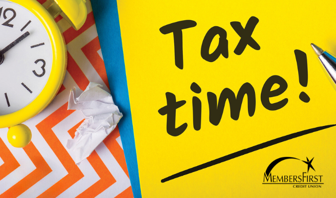 tax time image with yellow clock preparing for tax season